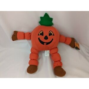 Calplush Orange Red Pumpkin Plush 12 Inch Arms Legs 2015 Stuffed Animal Toy
